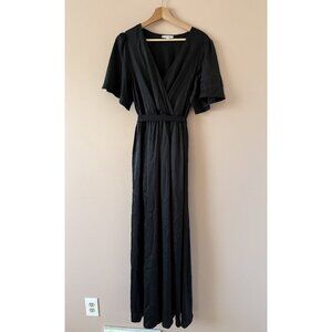 knee length dresses for ladies Bailey Orange Eyelet Wrap Dress – Give Her Six